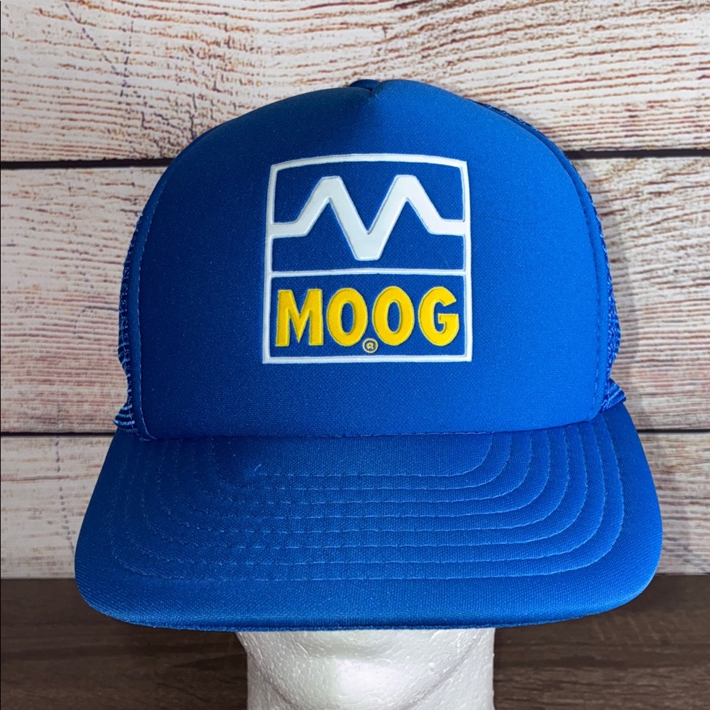 EUC Vintage Moog Blue Trucker Hat by Designer Award